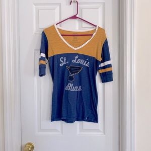 St. Louis Blues 3/4 sleeve vintage style shirt
